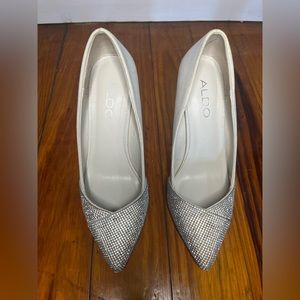 Aldo White Pumps